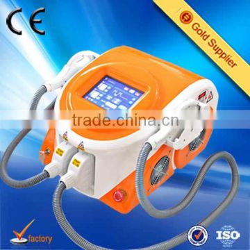 2016 New year promotion! 2 in 1 two handles' spa use shr ipl hairy removal