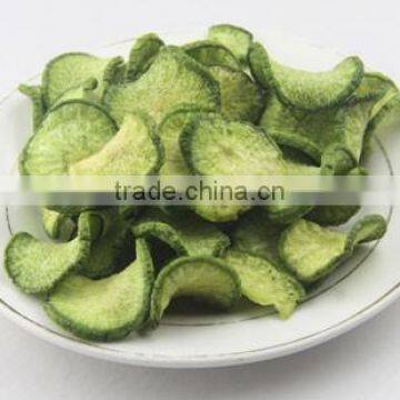 VF green radish chips dried vegetable snack dehydrated green radish