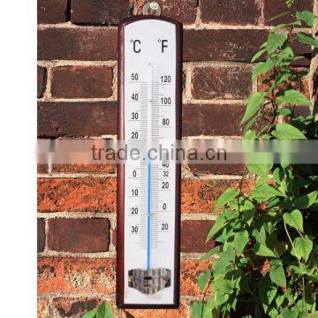 Mahogany Practical Wood Thermometer photo-6