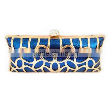 Wholesale Shiny cut out frame Hard Metallic Party Prom clutch bag (CREB9)