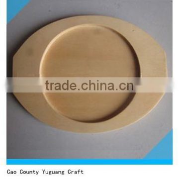 high quality unfinished Wood Dinner Plate for Dinner and Restaurant