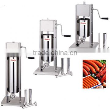 full stainless steel commercial manual sausage stuffer