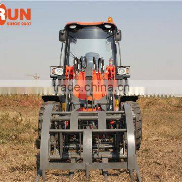 Qingdao Everun 1.5Ton Small Wheel Loader With Grapple Forks for Sale photo-4