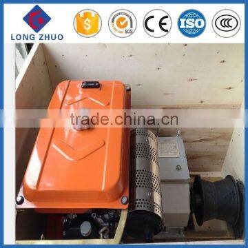 Diesel/gasoline engine powered winch used for transformation project