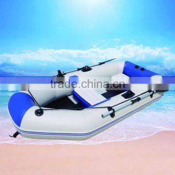 CE Certificate and PVC Hull Material Inflatable Boat With 2 Stroke 2.5HP Outboard Motor photo-2