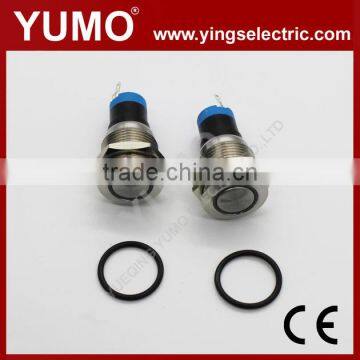 LA16JSF-11E Blue Push Button Monetary With Lamp Stainless Steel 6V DC photo-2