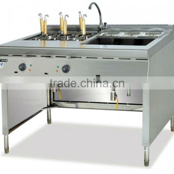 electric convection pasta cooker with bain marie/commercial pasta cooker