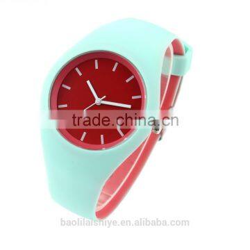 2017 New Style 5ATM Waterproof Silicone Chain Bracelet Watch photo-3