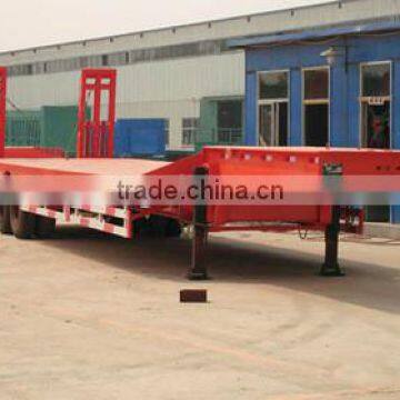 60ton Semi Trailer 3 axles Low Bed Semi Trailer (with HOWO/BEIBEN/SHACMAN chassis)