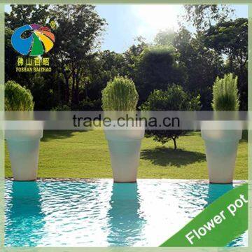 Large Big Size Tall LED Illuminated Flower Pot With Remote Control