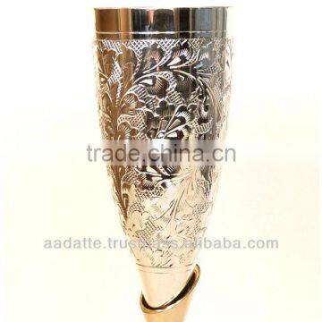Handmade Gift Item Gold and Silver Plated Goblets photo-3