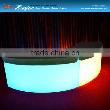 Plastic Party Events Club Bar Used Illuminated LED Stool photo-3