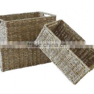 Seagrass Storage woven fruit basket