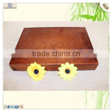 pinch plate top trunks packing display wood box