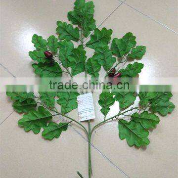 SJ9845 Artificial Hanging Oak Tree Branches Leaves Decorative Mini Foliage Leaf photo-3