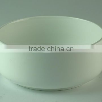 Low Price Wide-flat Ceramic Salad Bowl