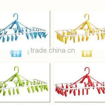 Wholesale Stock 360 Degree Rotate Foldable Plastic Clothes Hangers photo-4
