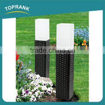 Fashion modern solar lawn lights outdoor garden decoration solar rattan light