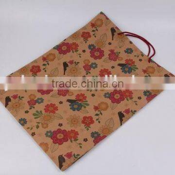 Printed Foldable Gift Bag / Retro Look Shopping Paper Bag photo-5