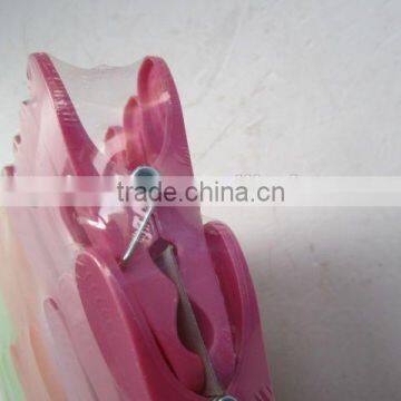 24 pc Plastic Anti Slip Cloth Clips Three Colours/clothespin photo-4