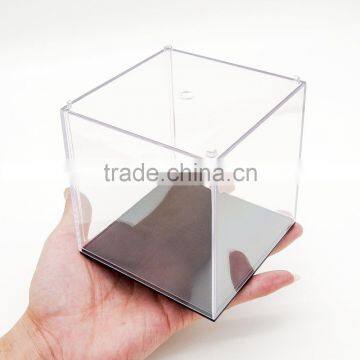 Clear Acrylic/Plastic Doll Box for Display Case Dustproof Tray Protection Cube 3.9"H photo-2