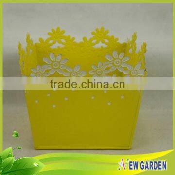 Factory Directly Sale Modern Customized Metal Flower Plant Pot photo-3