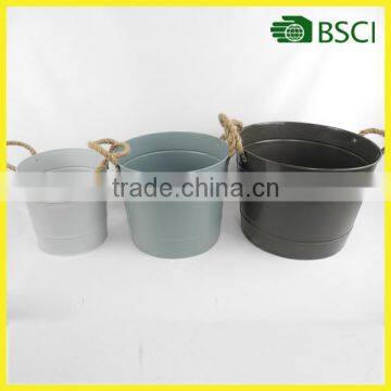 garden flowerpot metal material Superior Quality