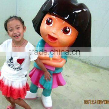 China Supplier Wholesale High Quality Fiberglass Life Size Cartoon Statue photo-6