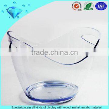 OEM Acrylic Beer Bucket Good Quality Clear Plastic Ice Box Container photo-3