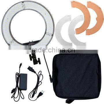 18" RING LIGHT Dimmable Camera Photo/Video 18 inches/48 centimeters Outer 55W 240 Pieces LED SMD Ring Light 5500K Dimmable Ring