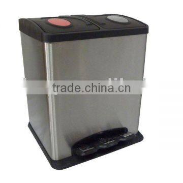 stainless steel recycle bin