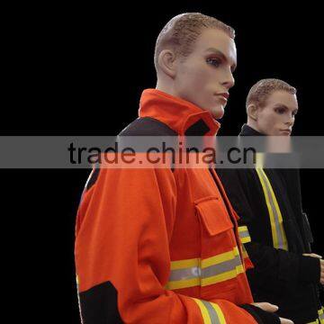 Fire Retardant Fireman Security 3m Reflective Safety Breathable Breathable Suit photo-4