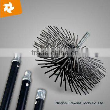 Chimney sweeping brush with flexile rods made in China