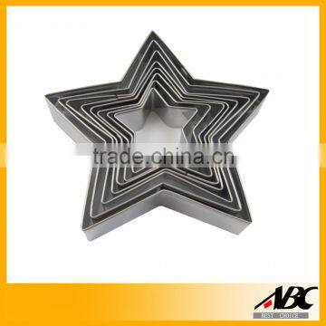 Good Quality Stainless Steel 8pcs Star Cookie Cutters