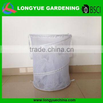 High Quality Durable Round Net Collapsible Laundry Basket photo-2