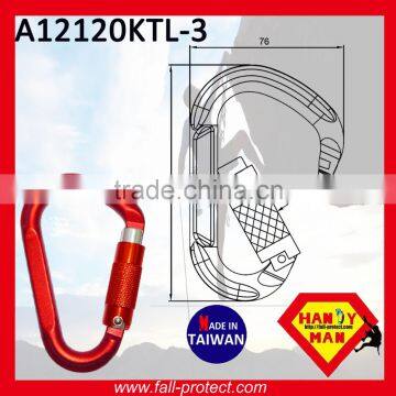 25KN Quicklock Triple Lock Rock Climbing Aluminum Carabiner For Rescue photo-4