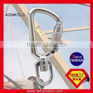 A204KTL-3 Tool Tether Swivel Aluminum 8kN Safety Hook Carabiner photo-2