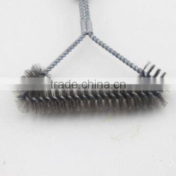 Black Handle Heavy Duty Barbecue Grill Brush With Wire Bristle photo-2