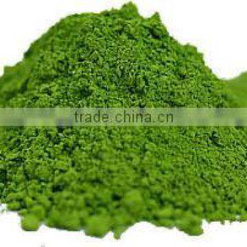Organic Japanese Green Tea powder produced in Uji Kyoto for cafe