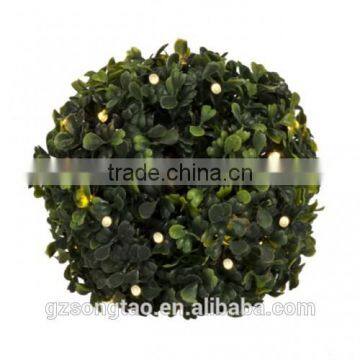 New Product Artificial Boxwood Ball Topiary Ball Light Garden Grass Ball for Garden photo-3