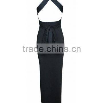 OEM 2015 Summer Solid Color Halter Sexy Personality Irregular Bandage Cocktail Dresses photo-5