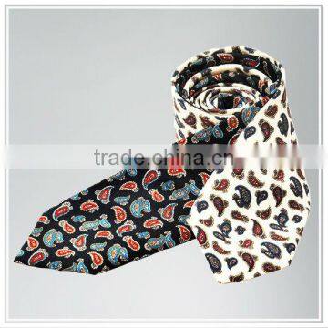 Custom good quality digital printing 100% silk tie