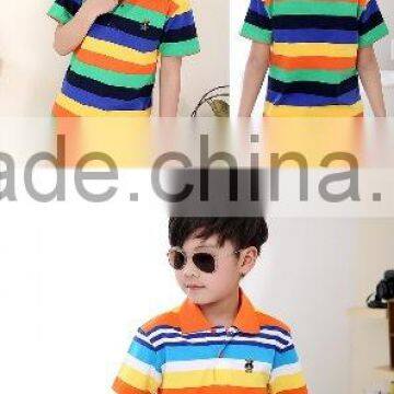 Hot Summer Selling 100% Cotton Children Polo T-shirts photo-3