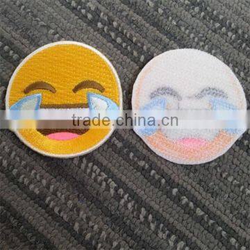 china factory self-adhesive embroidery patches for garments