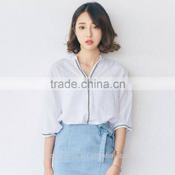 Business Women Popular and Beautiful Cotton Shirt photo-6