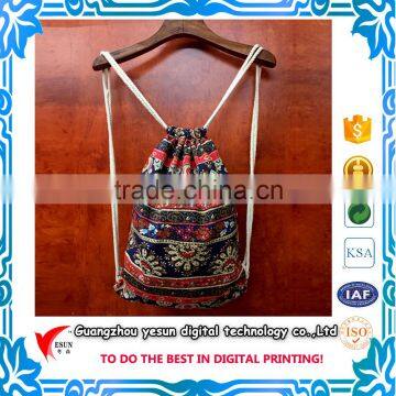 Promotional Cotton Drawstring Bag With Logo/ Polyester Drawstring Bag/ Printing Gunny Drawstring Bag