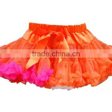 Lovely Pettiskirt Kids Birthday Party Dress Baby Girls Fancy Skirts Girl Pink Chiffon Skirt Boutique Dress photo-4