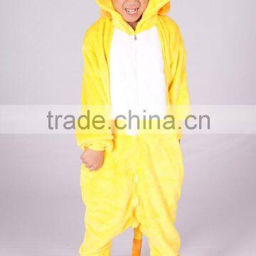 winter sport footless lion pajamas with drop seat family onesie