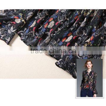 Maxnegio Lotus Leaf Sleeves Blouse Neck Designs Cutting Fashion Design Lady Blouse photo-6