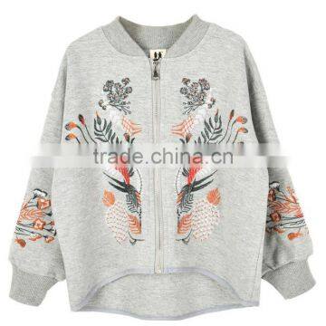 Zm35745a Fancy Girls Coat Wholesale Kid Short Model Baseball Jacket photo-4